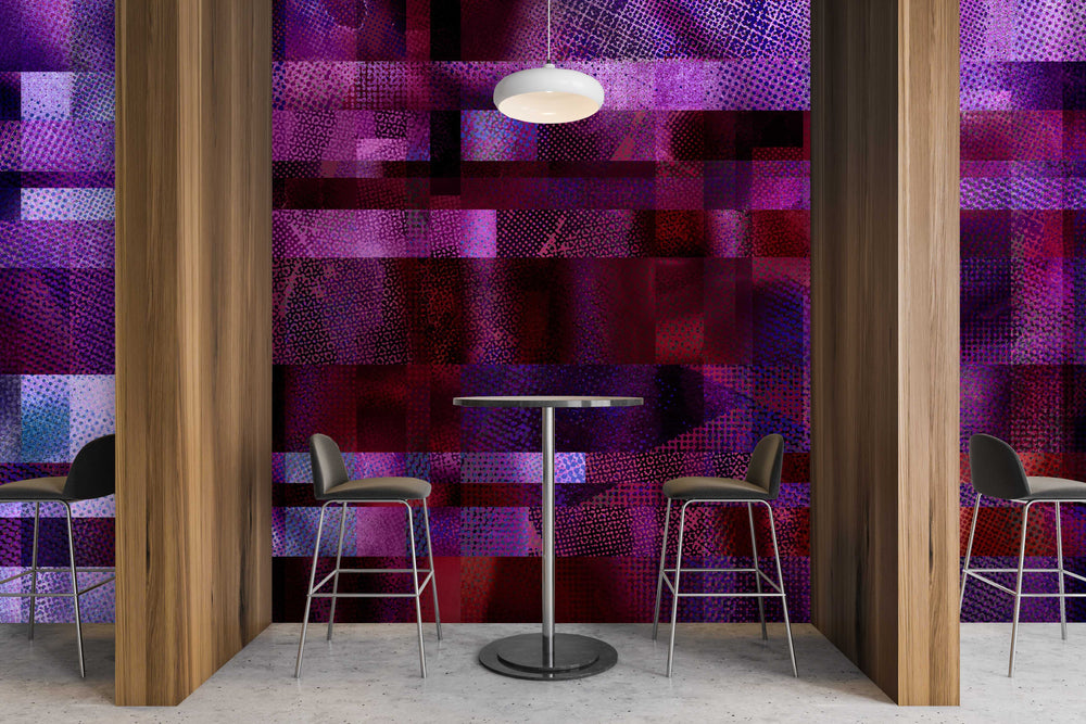 Glass Ceiling in Orchid - Wallpaper Mural - Quick Ship