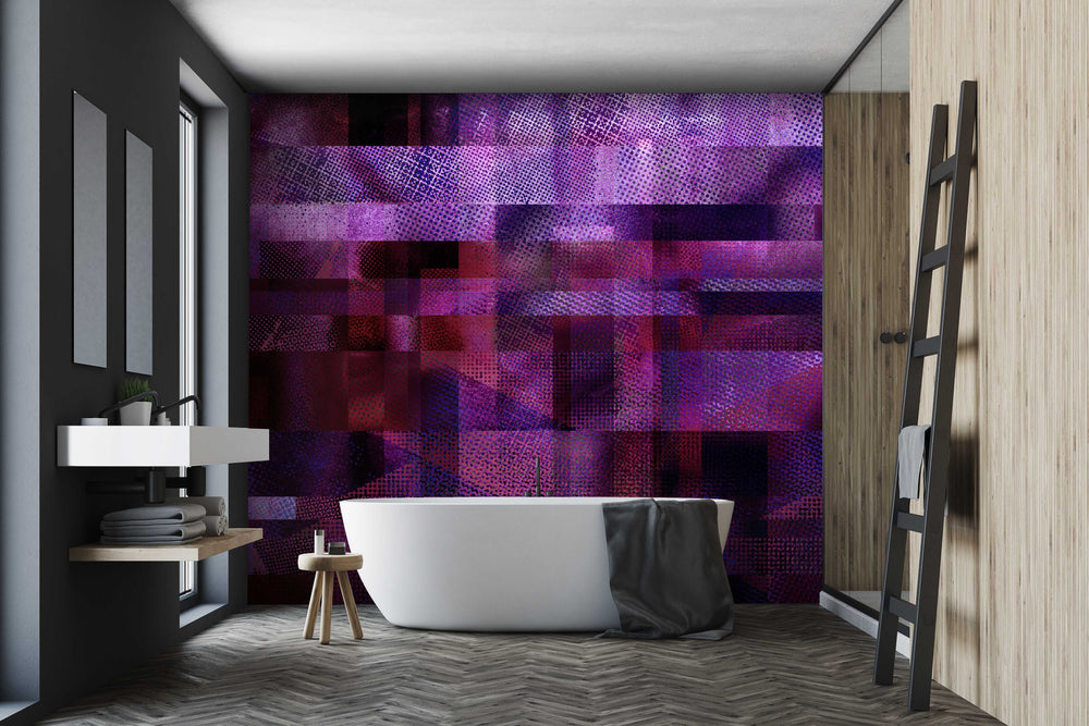 Glass Ceiling in Orchid - Wallpaper Mural - Quick Ship