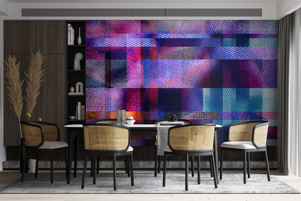 Glass Ceiling in Violet - Wallpaper Mural -  Quick Ship