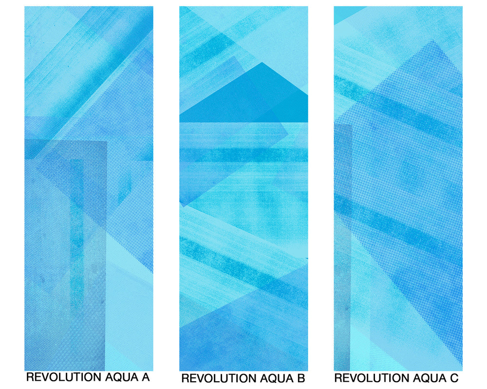 Revolution Aqua - Mix and Match Wallpaper - Quick Ship