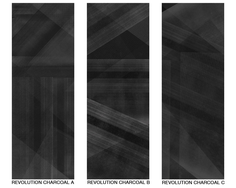 Revolution Charcoal - Mix and Match Wallpaper - Quick Ship