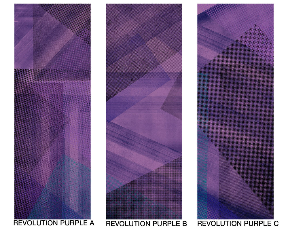 Revolution Purple - Mix and Match Wallpaper - Quick Ship