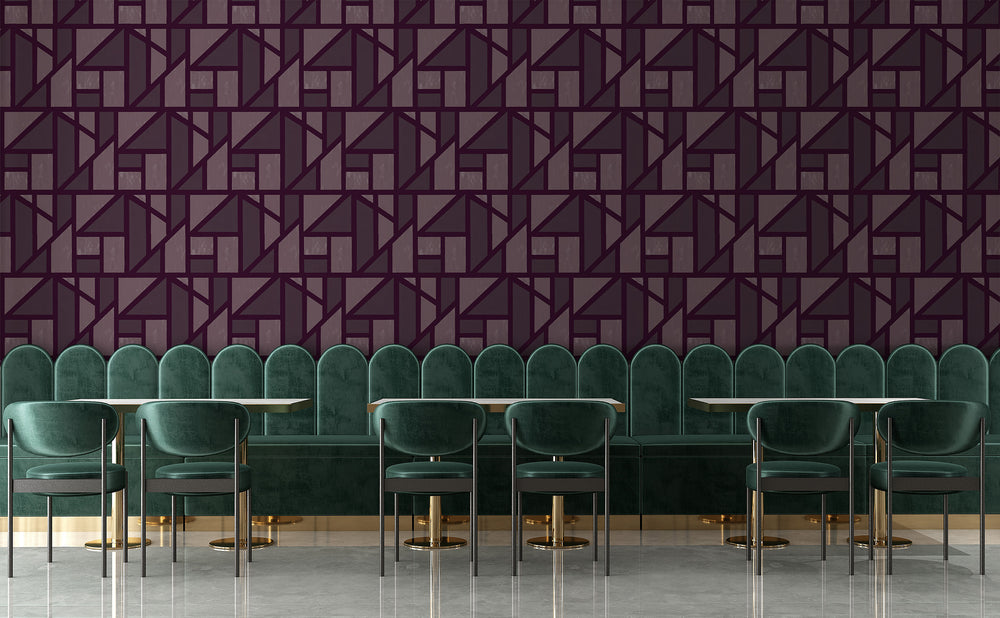 Tangram in Aubergine